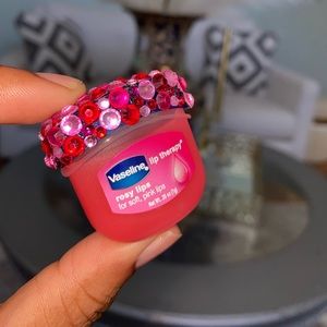 Bling Bedazzle Jewl Vaseline Lip Balm |Rosy Lips | 0.25 oz